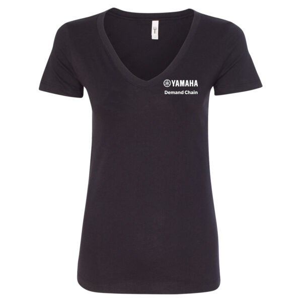 Next Level Women's Ideal V-Neck T-Shirt - Printed Logo Thumbnail