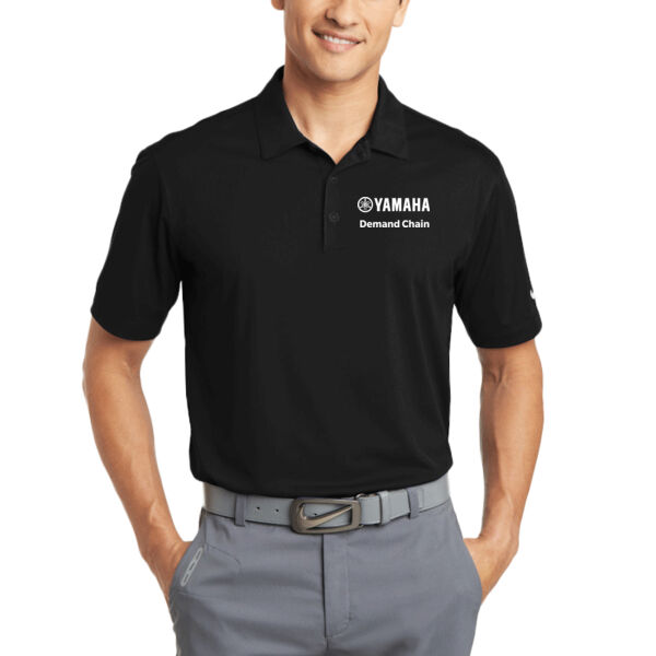 Nike Dri-FIT Vertical Mesh Polo - Embroidered Logo Thumbnail