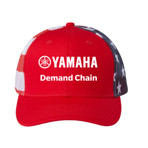 Kati Printed Mesh Trucker Cap - Embroidered Logo Thumbnail