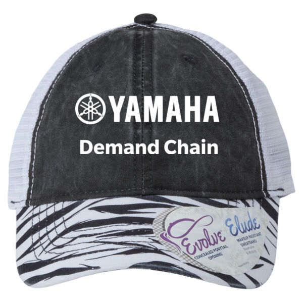 Infinity Her Women's Animal Print Mesh Back Cap - Embroidered Logo Thumbnail